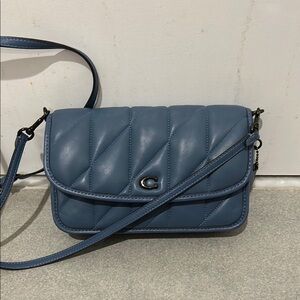 Coach Blue Quilted Crossbody Bag